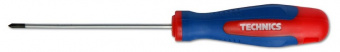 Викрутка Master, +, Cr-V, РH№0, 75мм Technics | 46-126