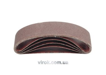 VOREL Стрічка шліфувальна *безкінечка* : 75х533мм P-40 5шт.  | 07664