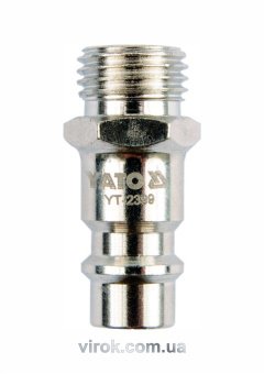 YATO Швидкоз'єднуваний наконечник YATO з зовніш. різьбою Ø= 1/2"  | YT-2402