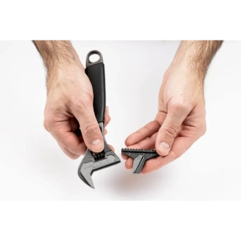 Разводной ключ BAHCO ERGO™ 90P с центральной гайкой, прорезиненная рукоятка (9070P)