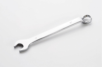 Ключ рожково - накидной глубокий CrV 17мм СИЛА