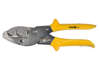 VOREL Ножиці поліфункційні по гумі і пластику l= 220мм, леза l=60мм з 4 додатковими насадками  | 483