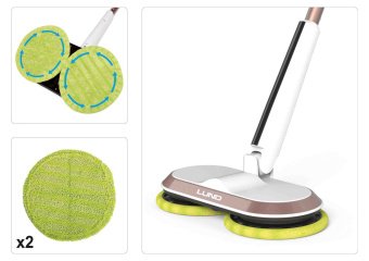 LUND Швабра акумуляторна : Li-Ion 7.4 В 2 Агод, 2 оберт. диски, 28 х 14 х 104 см + спорядження  | 67