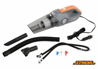 STHOR Порохотяг автомобільний : 12В, 80Вт, фільтр HEPA, з компресором 120Вт,1МПа, 20л/хв+сумка | 829