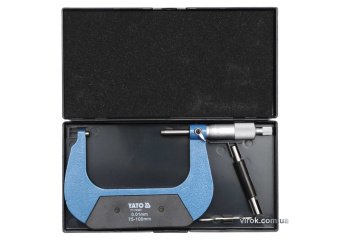YATO Мікрометр YATO з точністю 0.01 мм в діапазоні 75 - 100 мм  | YT-72303