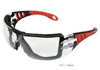 YATO Окуляри захисні YATO відкриті, прозорі, зі зміцненими еластичними дужками  | YT-73700