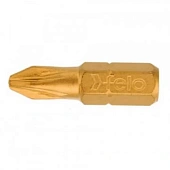 Бита FELO PZ3х25 мм TIN, 1/4, С 6,3, ВОХ (2 шт.) (02103067)
